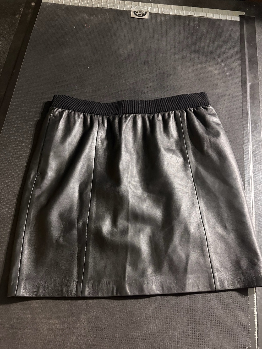 Loft Leather Skirt